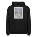 Black Hoodie Young Woman On The Beach Signature
