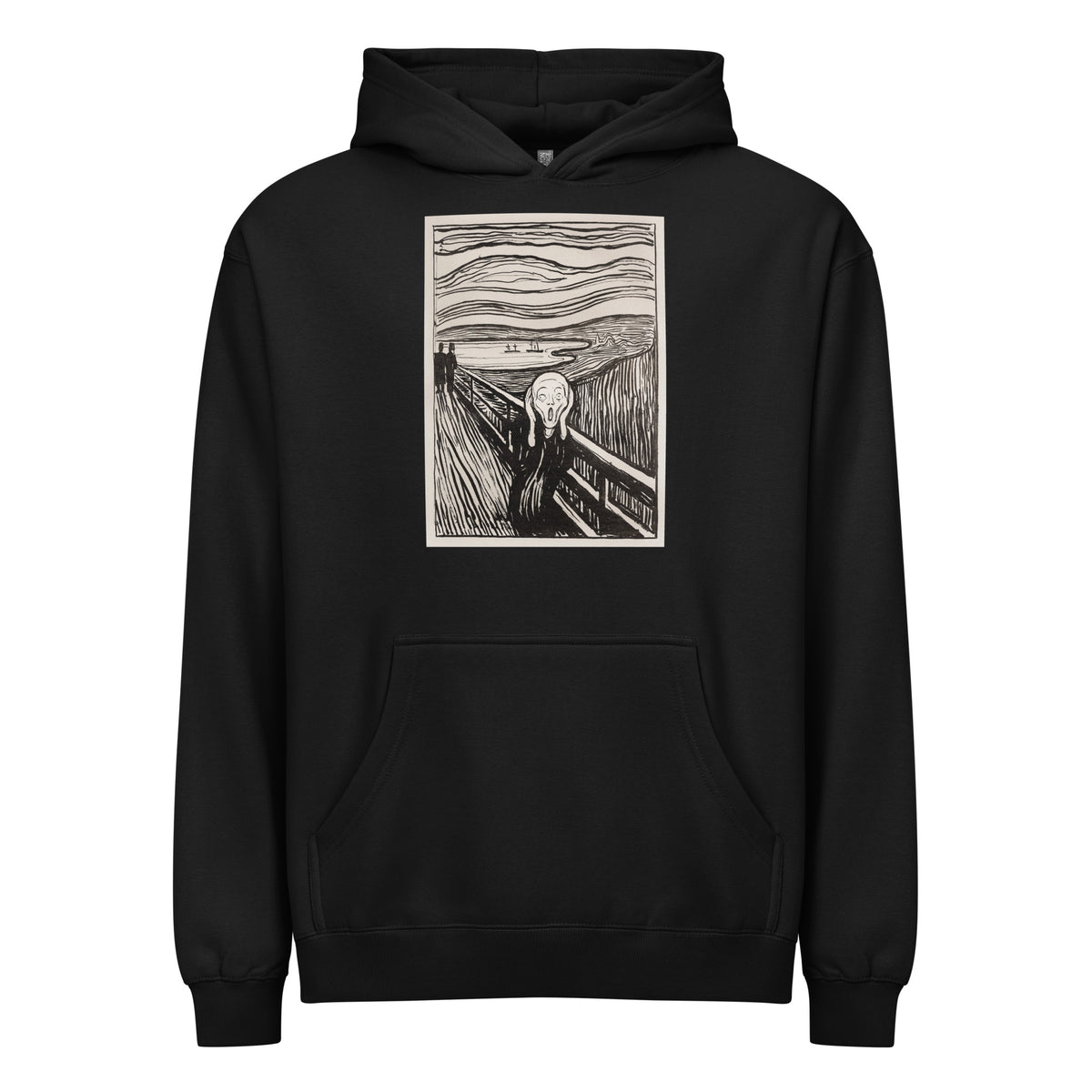 Black Hoodie The Scream Signature