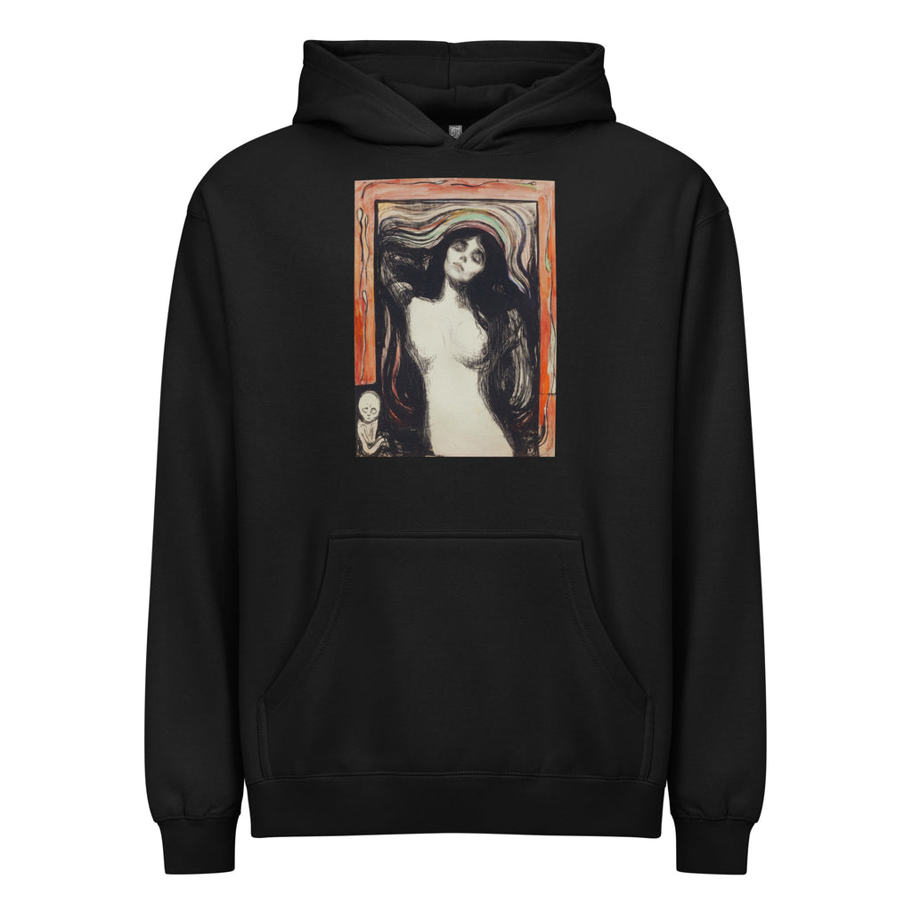 Black Hoodie Madonna Signature