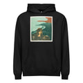Black Hoodie Woman Head Against The Shore Signature
