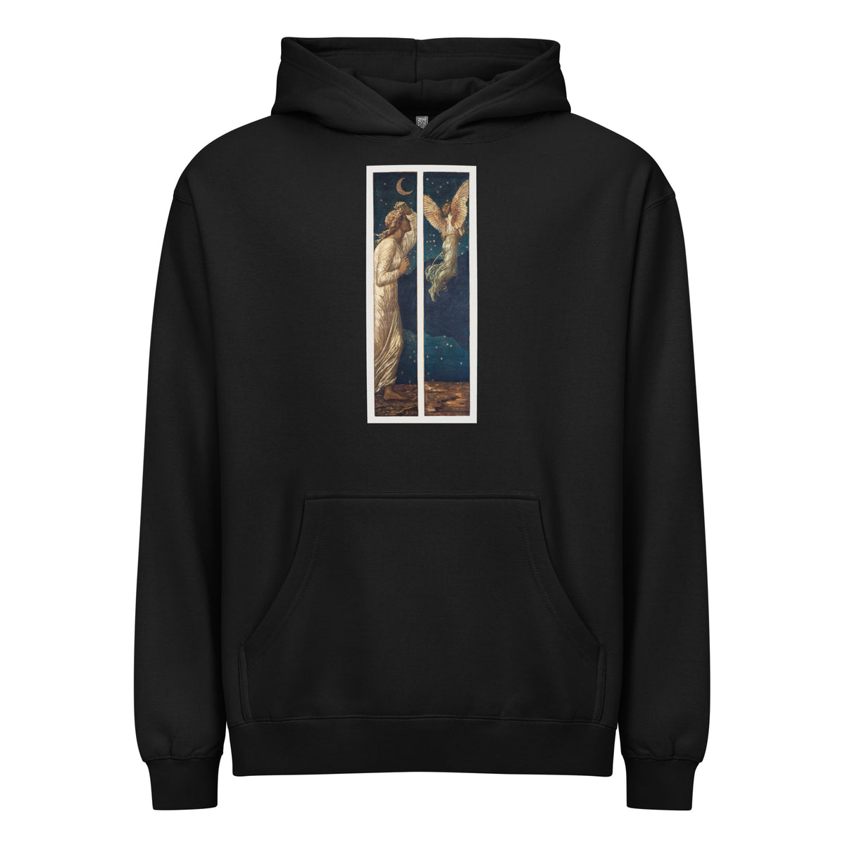 Black Hoodie Cupid Flying Away Signature