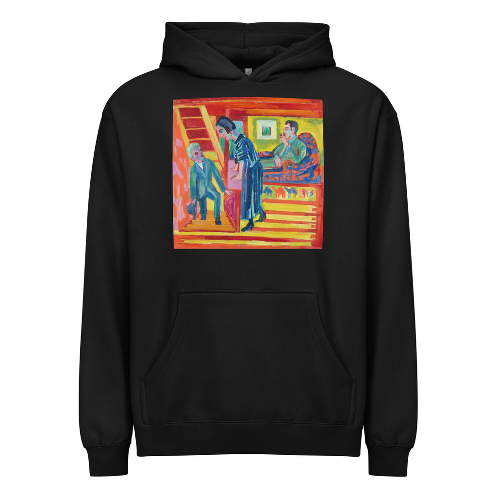 Black Hoodie The Visit - Couple And Newcomer Signature