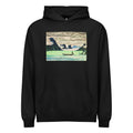 Black Hoodie Mountain Lake Signature
