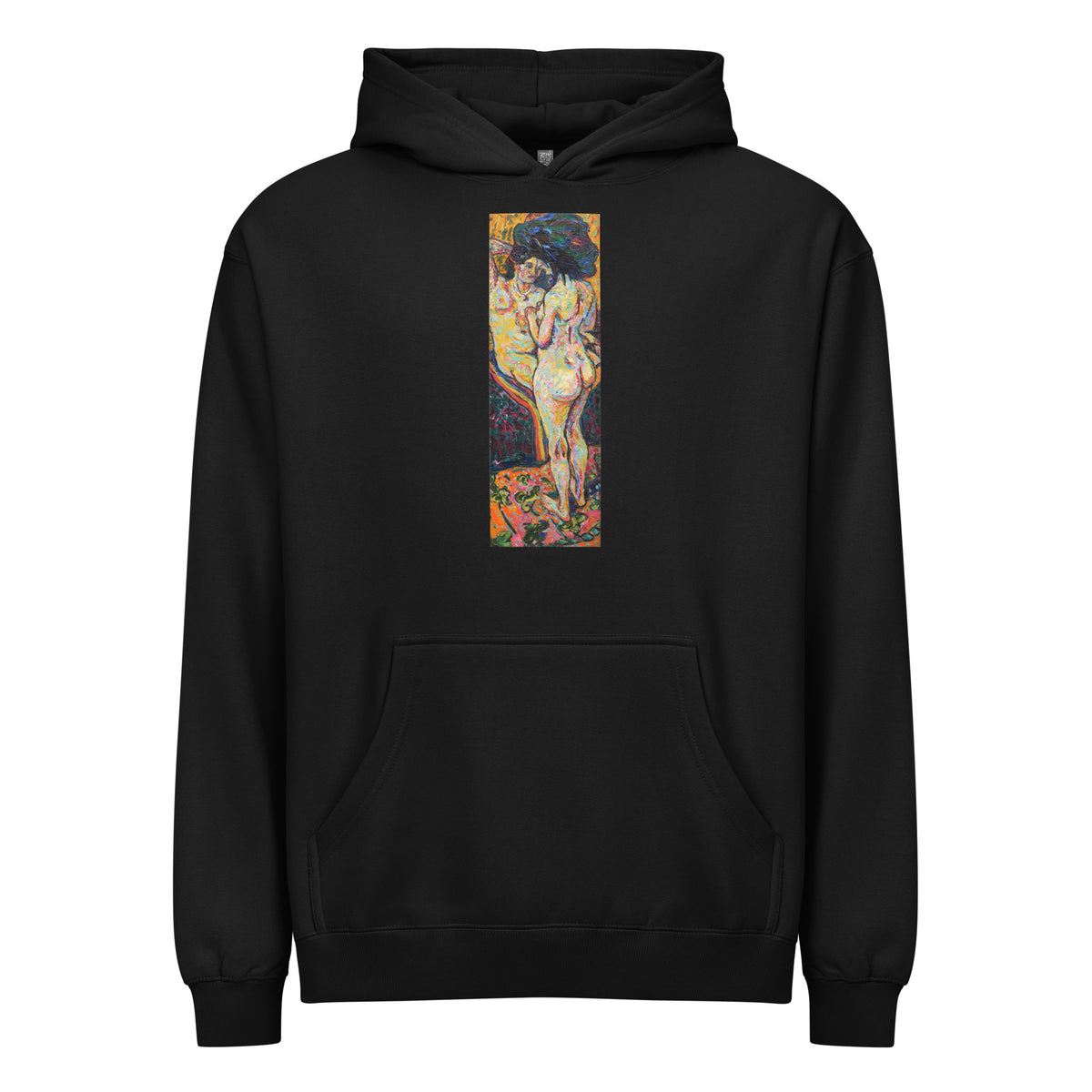 Black Hoodie Two Nudes Obverse Signature
