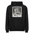 Black Hoodie Counted Out First Stone Print Signature