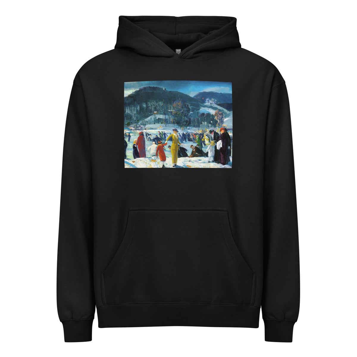 Black Hoodie Love Of Winter Signature