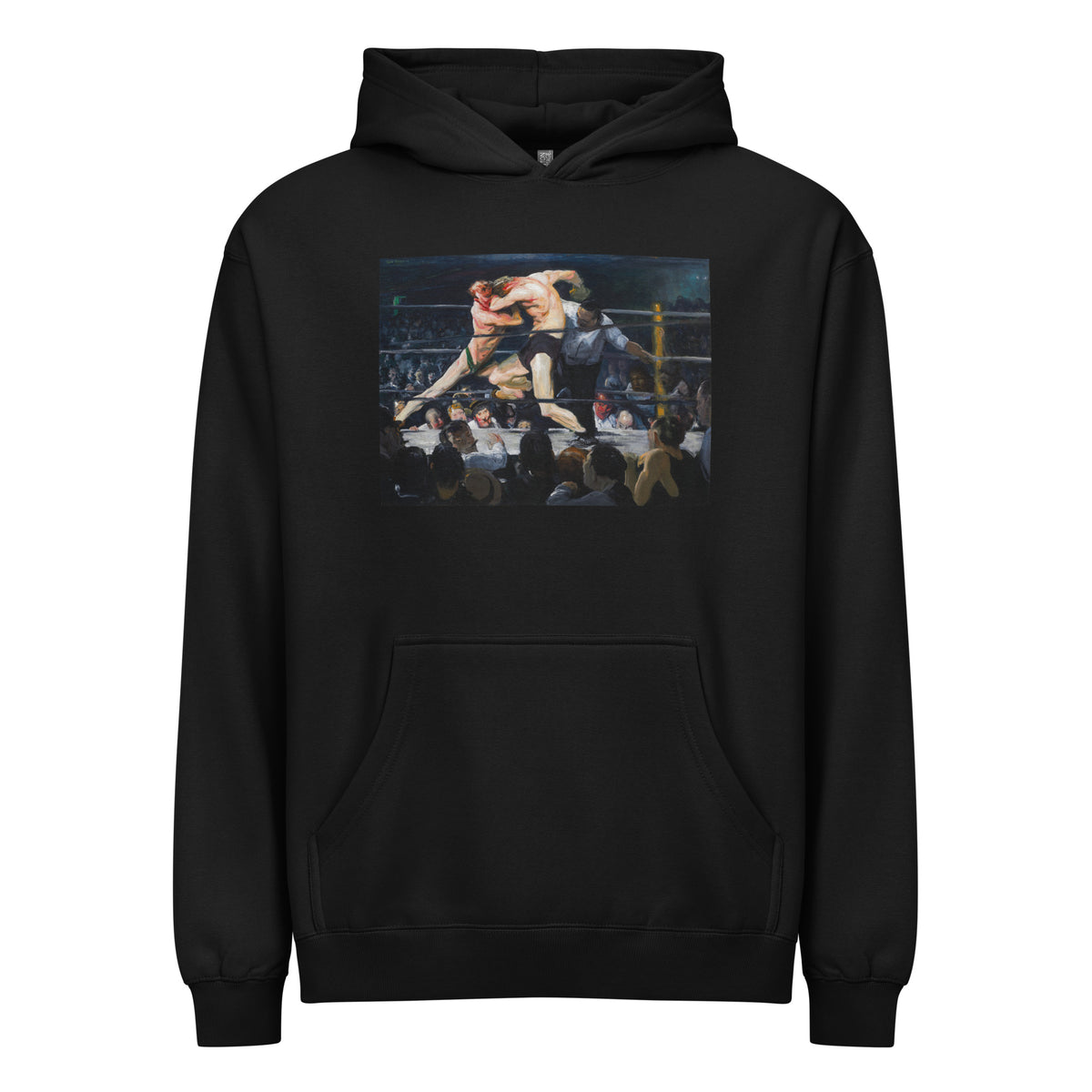 Black Hoodie Stag At Sharkey Signature