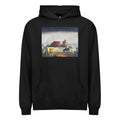 Black Hoodie Five Cows Print Signature