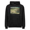 Black Hoodie Up The Hudson Print Signature