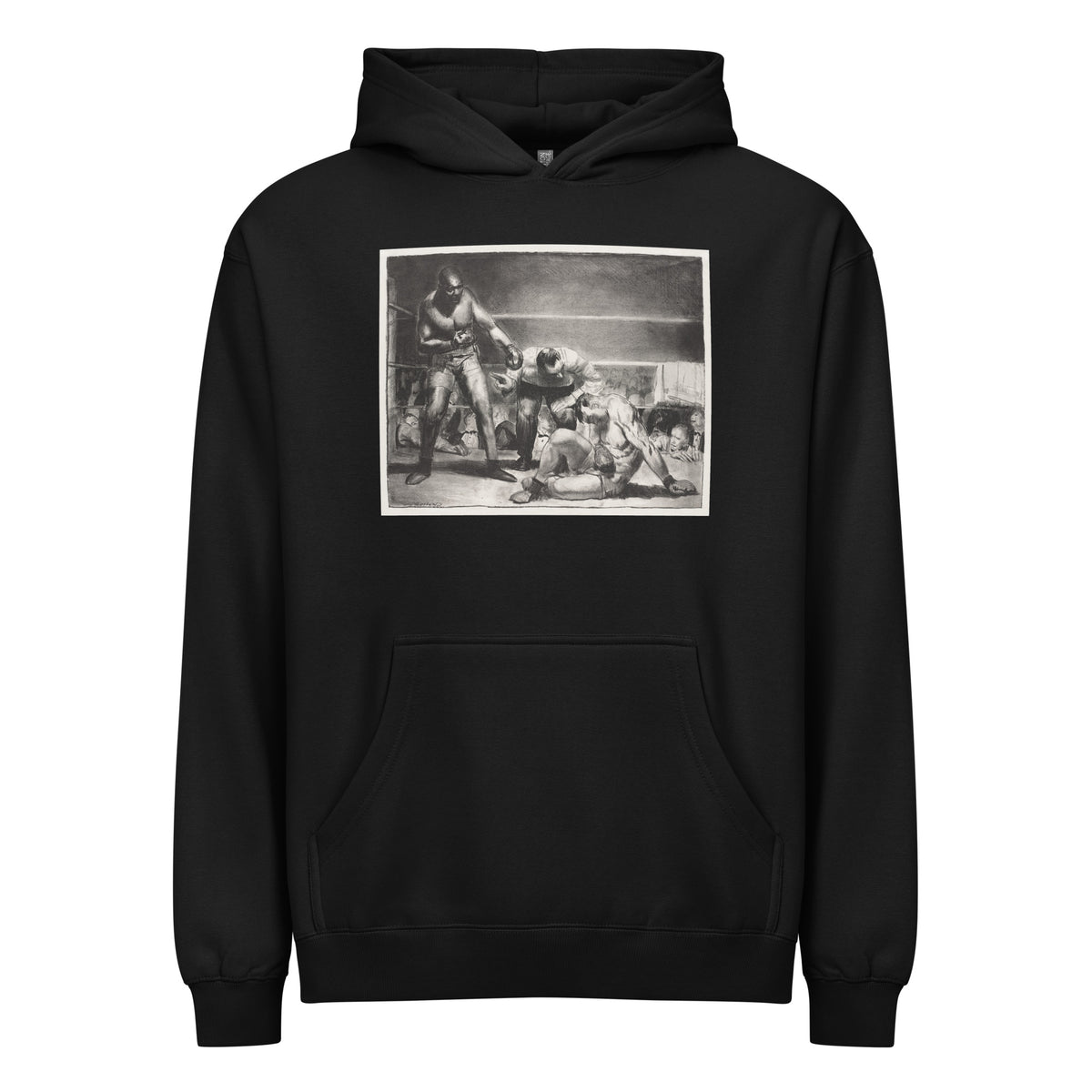 Black Hoodie The White Hope Print Signature