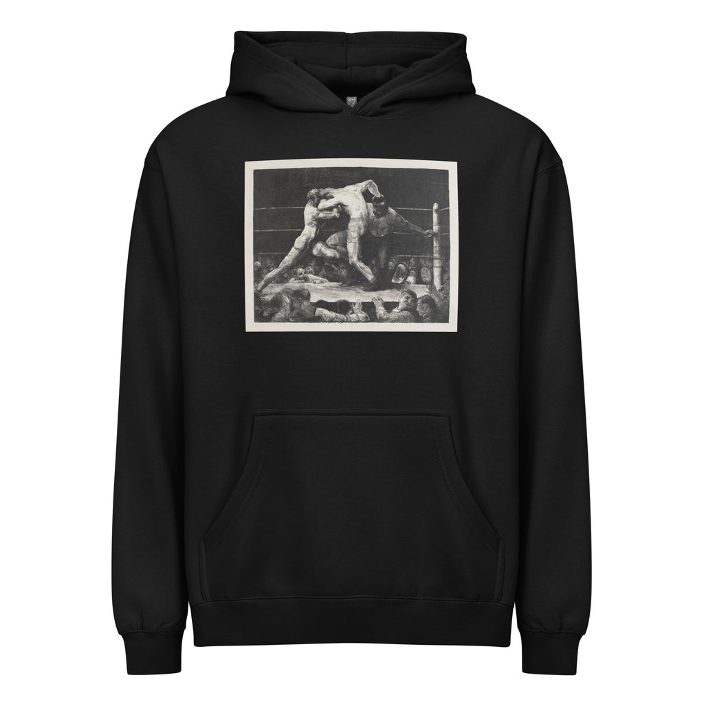 Black Hoodie A Stag At Sharkey Print Signature