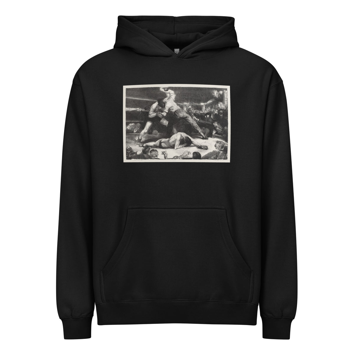 Black Hoodie A Knock-Out First State Print Signature
