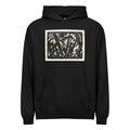 Black Hoodie Horse Print Signature