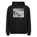 Black Hoodie Sleeping Shepherdess Print Signature
