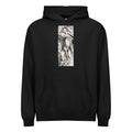 Black Hoodie Horses Print Signature
