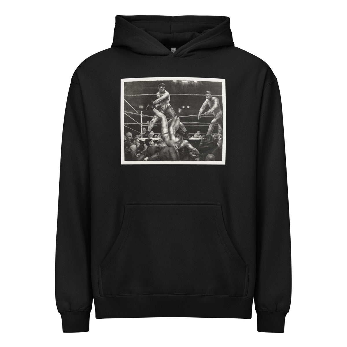Black Hoodie Dempsey And Firpo Print Signature