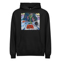 Black Hoodie Bison In Winter Red Bison Signature