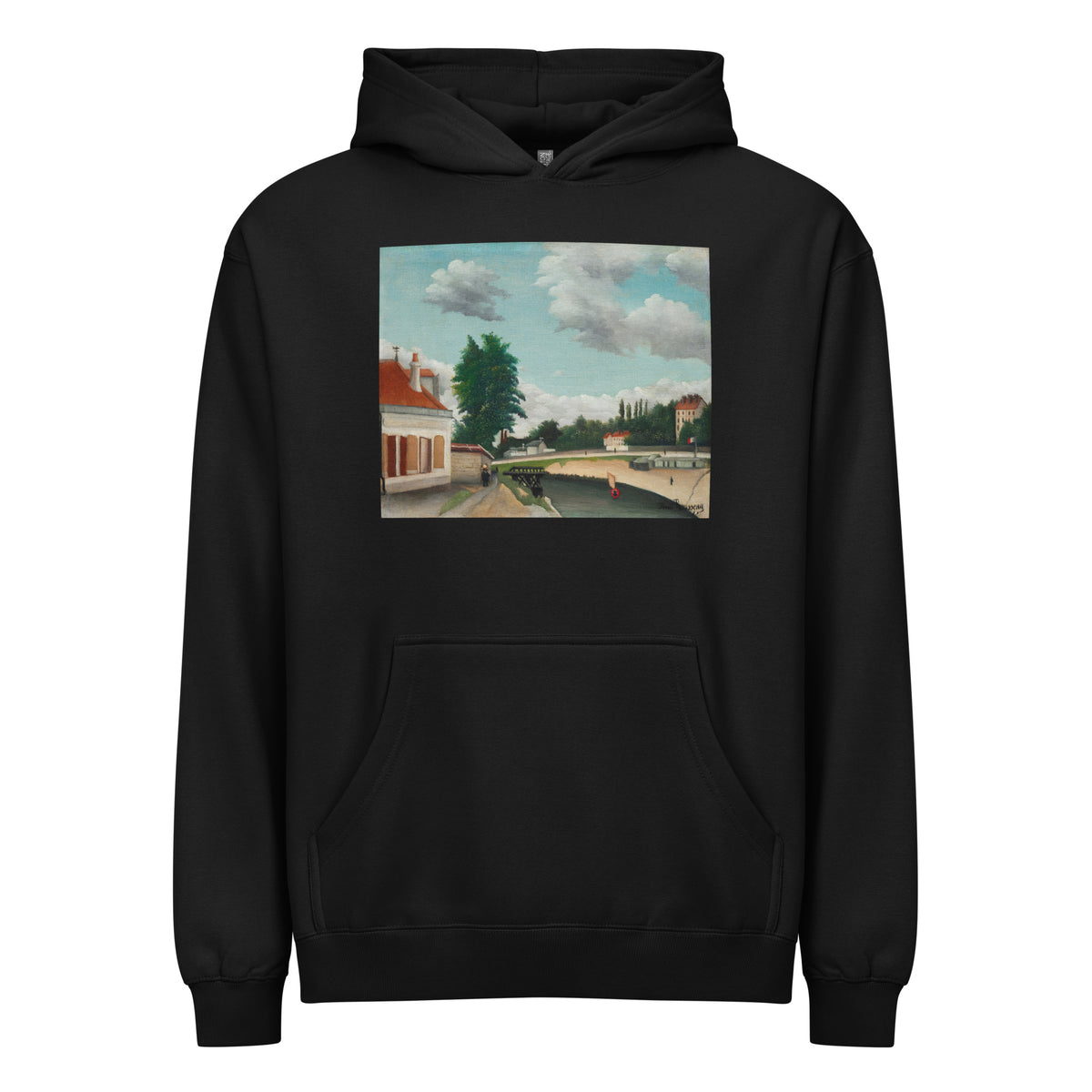 Black Hoodie Outskirts Of Paris Signature