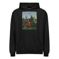 Black Hoodie Portrait Of A Woman In A Landscape Portrait De Femme Dans Un Paysage Signature