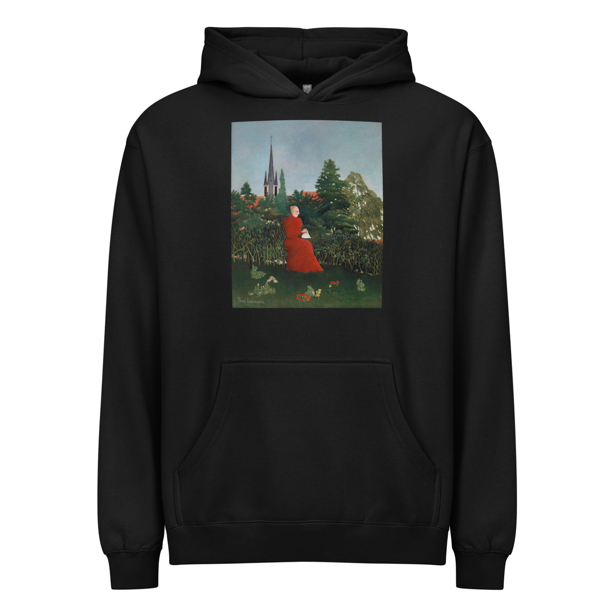 Black Hoodie Portrait Of A Woman In A Landscape Portrait De Femme Dans Un Paysage Signature