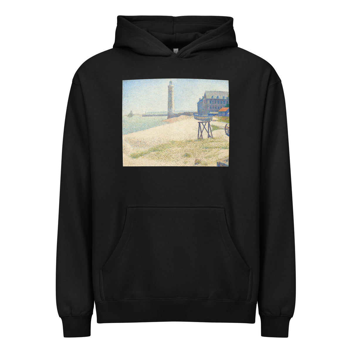 Black Hoodie The Lighthouse At Honfleur Signature