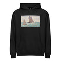 Black Hoodie Two Sailboats At Grandcamp Deux Voiliers A Grandcamp Signature