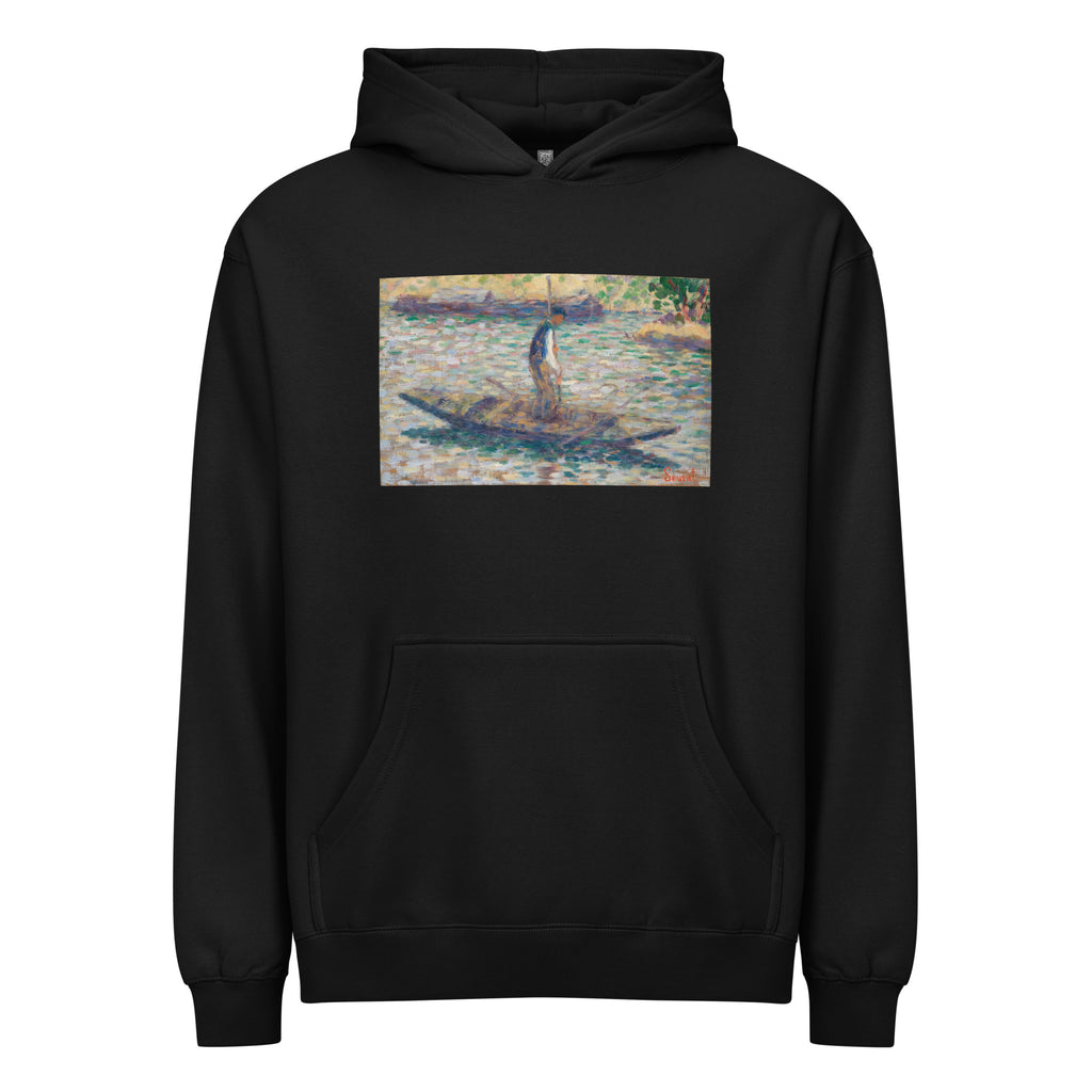 Black Hoodie A Fisherman Signature