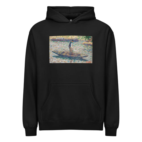 Black Hoodie A Fisherman Signature