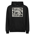 Black Hoodie Tiger Print Signature