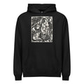 Black Hoodie Animal Legend Tierlegende Print Signature
