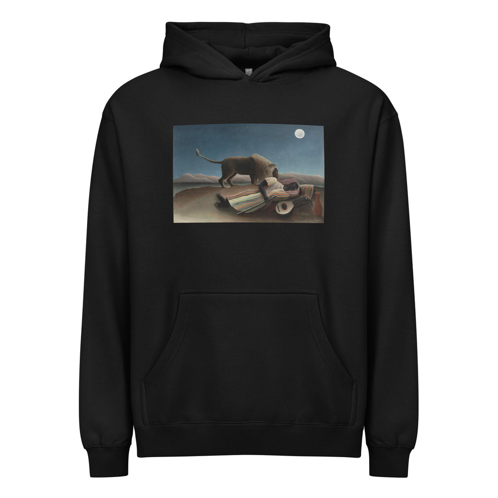 Black Hoodie Henri Rousseau The Sleeping Gypsy La Bohemienne Endormie Famous Painting Signature