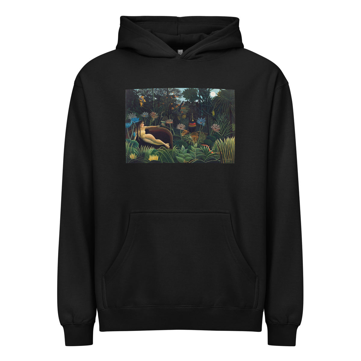 Black Hoodie Henri Rousseau The Dream Famous Painting Signature
