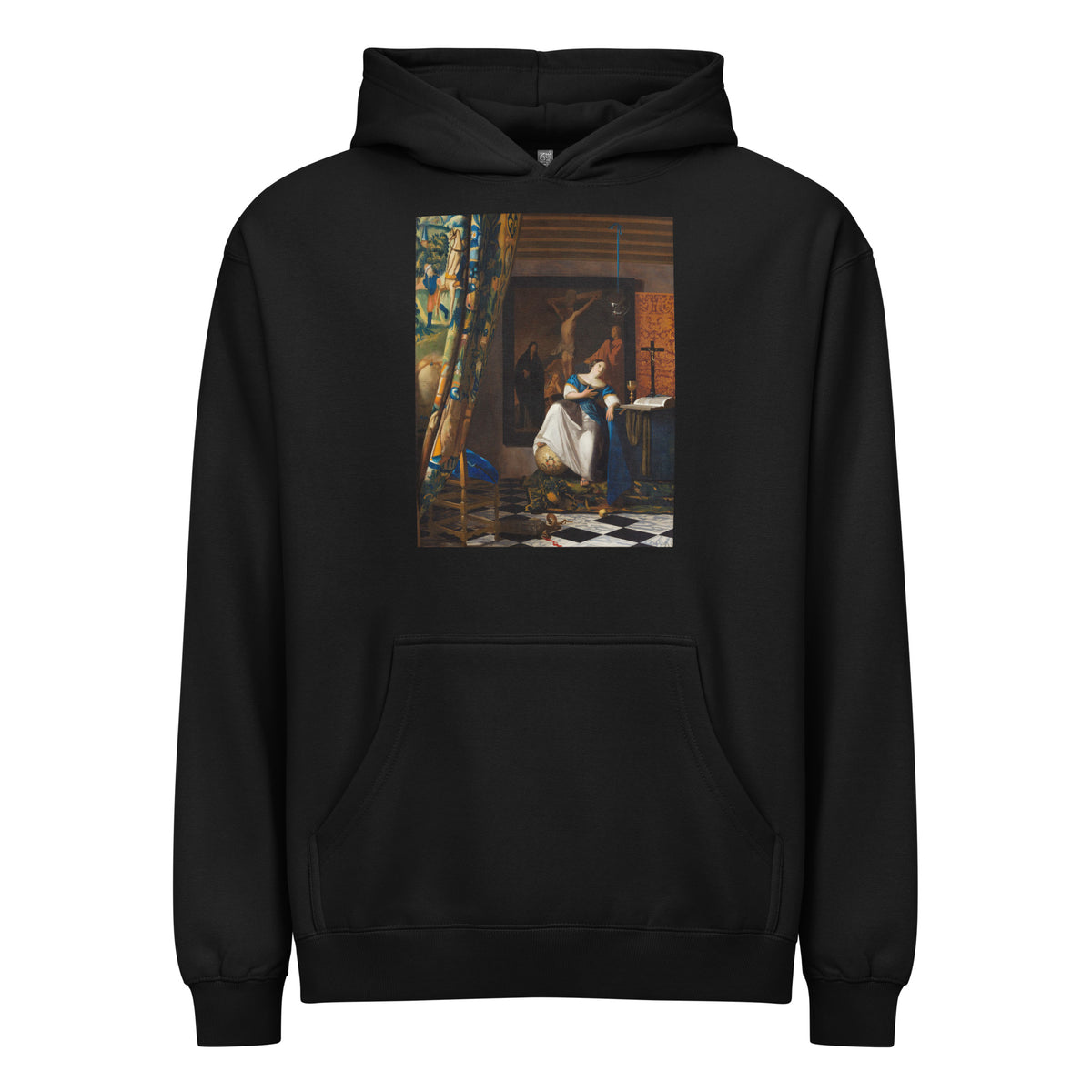 Black Hoodie Allegory Of The Catholic Faith Signature