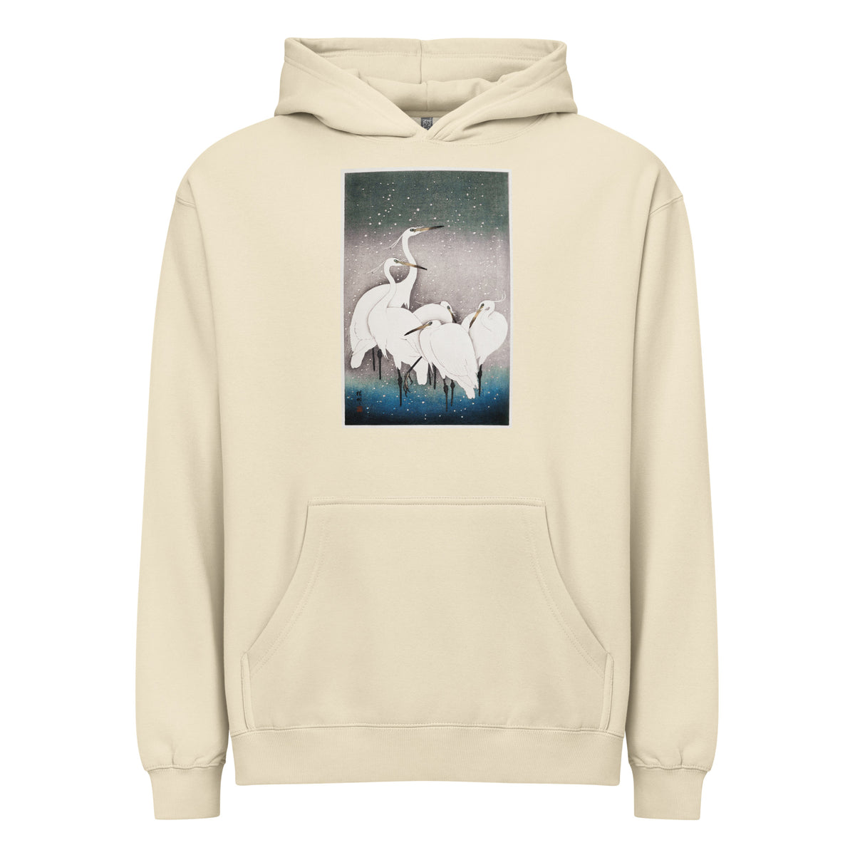 Hoodie Group Of Egrets - Ohara Koson 1925 Signature