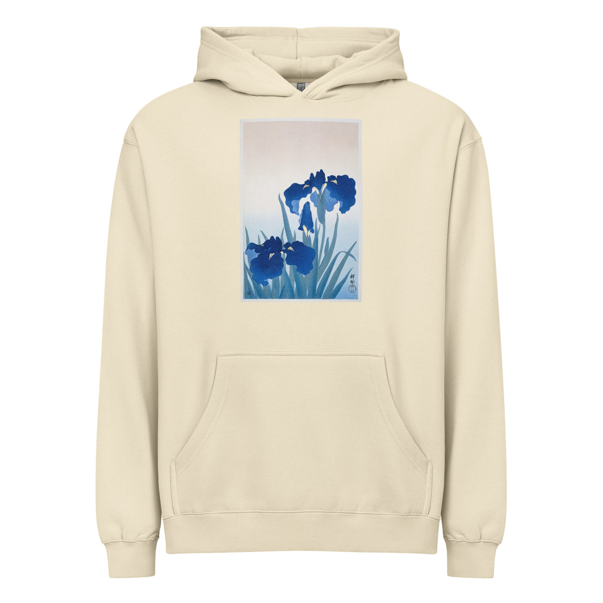 Hoodie Iris Flowers - Ohara Koson 1925 Signature