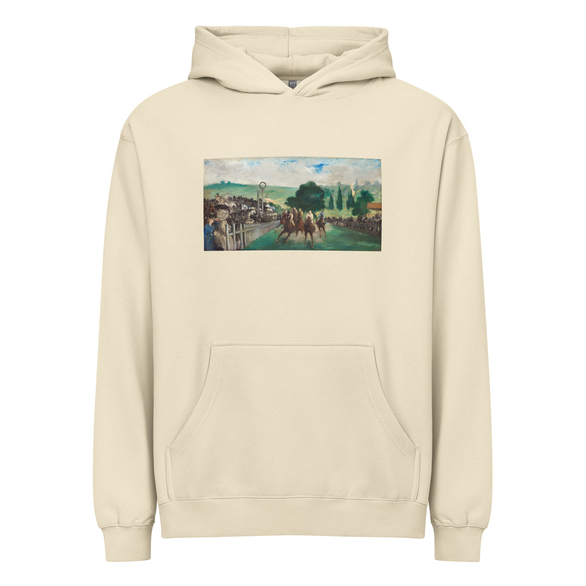 Hoodie The Races At Longchamp Painting In High Resolution Signature