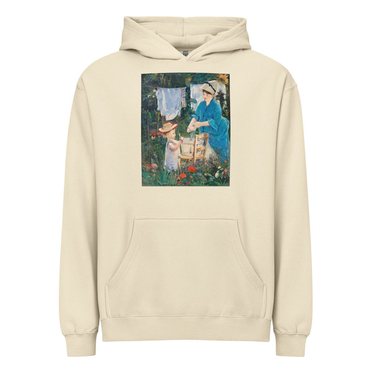 Hoodie Laundry Le Linge Painting In High Resolution Signature