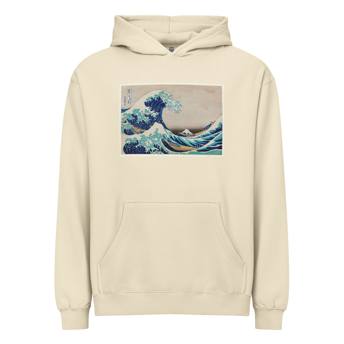 Hoodie Katsushika Hokusai S The Great Wave Off Kanagawa Famous Vintage Woodblock Print For Wall Art And Poster Signature