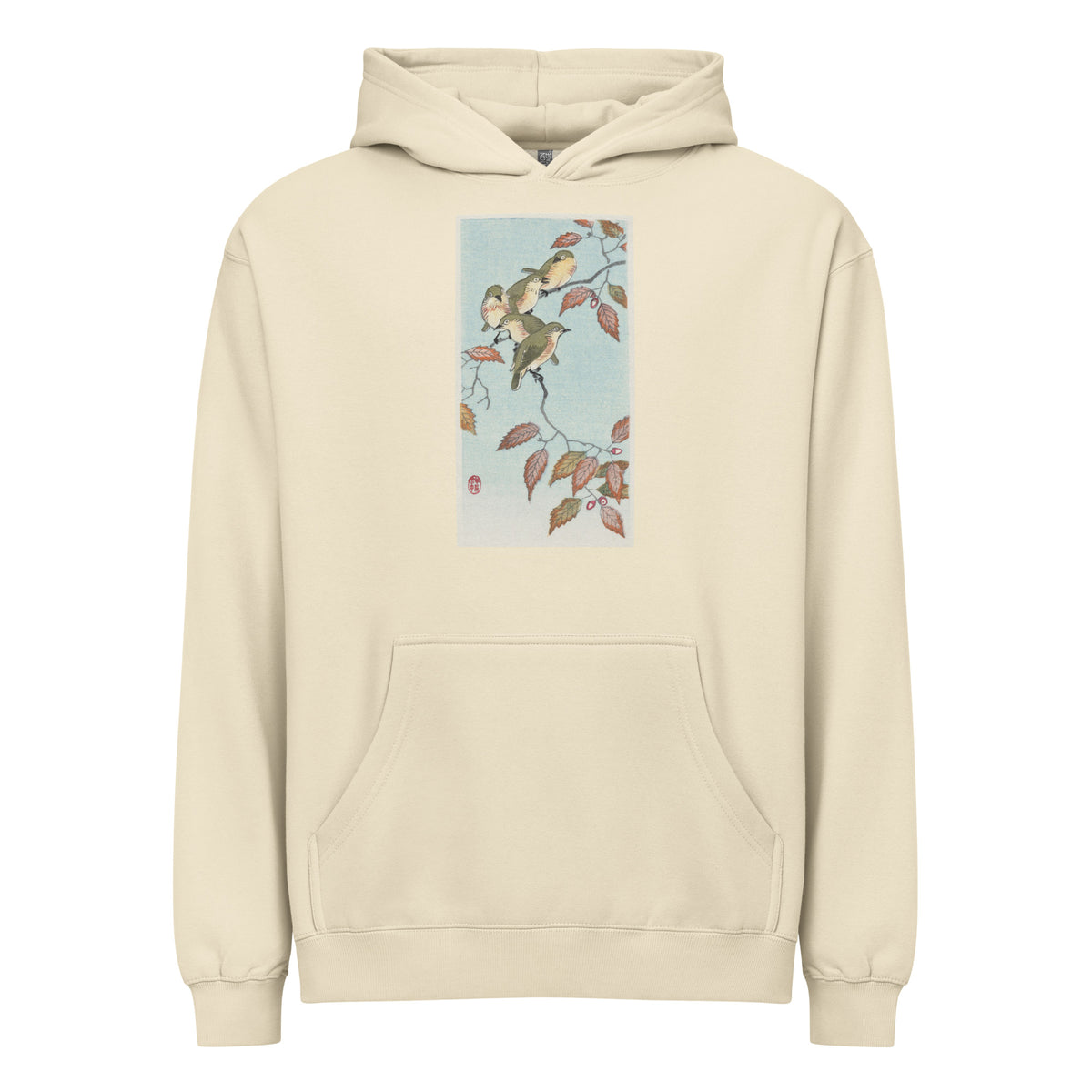 Hoodie Birds On A Branch - Ohara Koson 1900 Signature