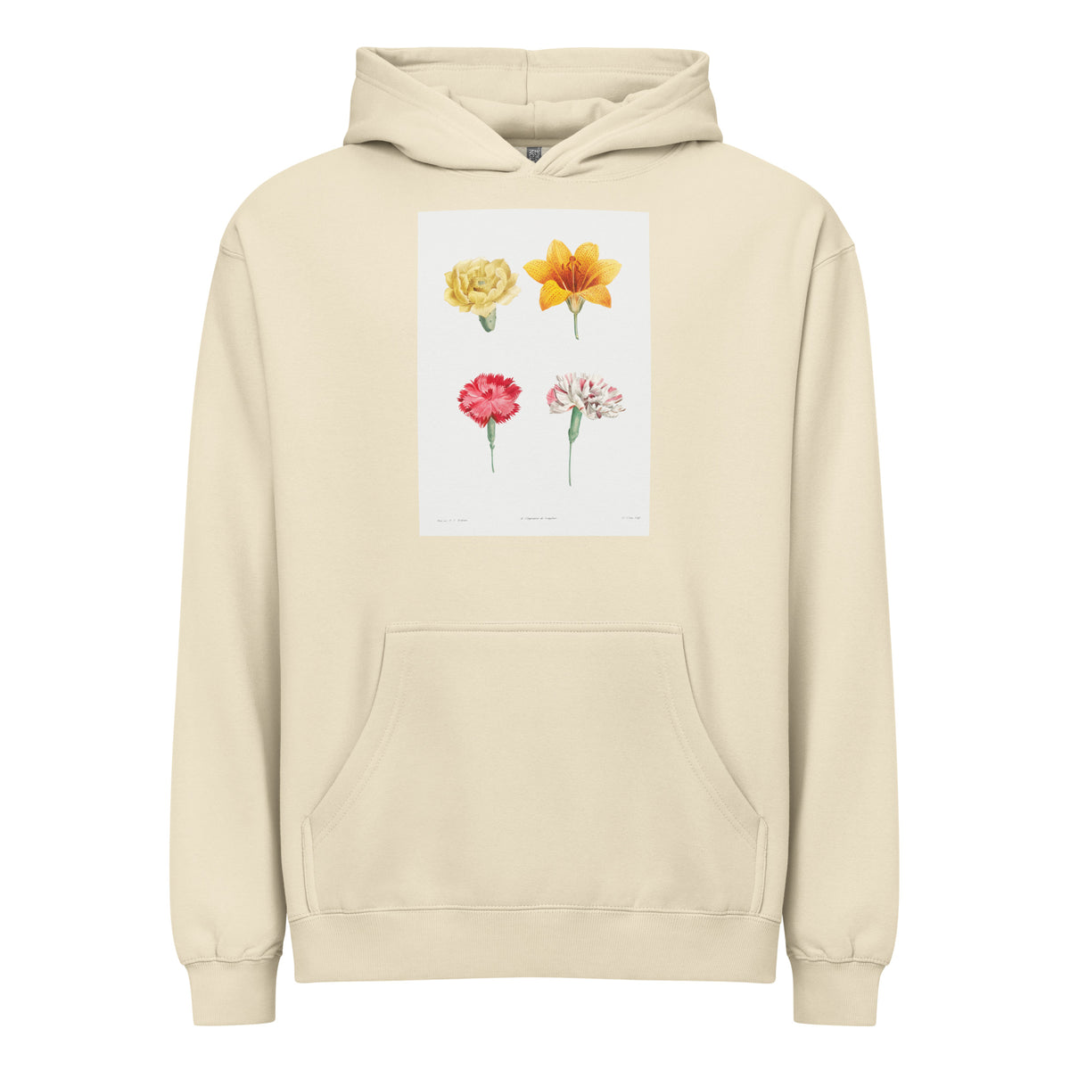 Hoodie Flower Set - Pierre-Joseph Redoute 1759 Signature