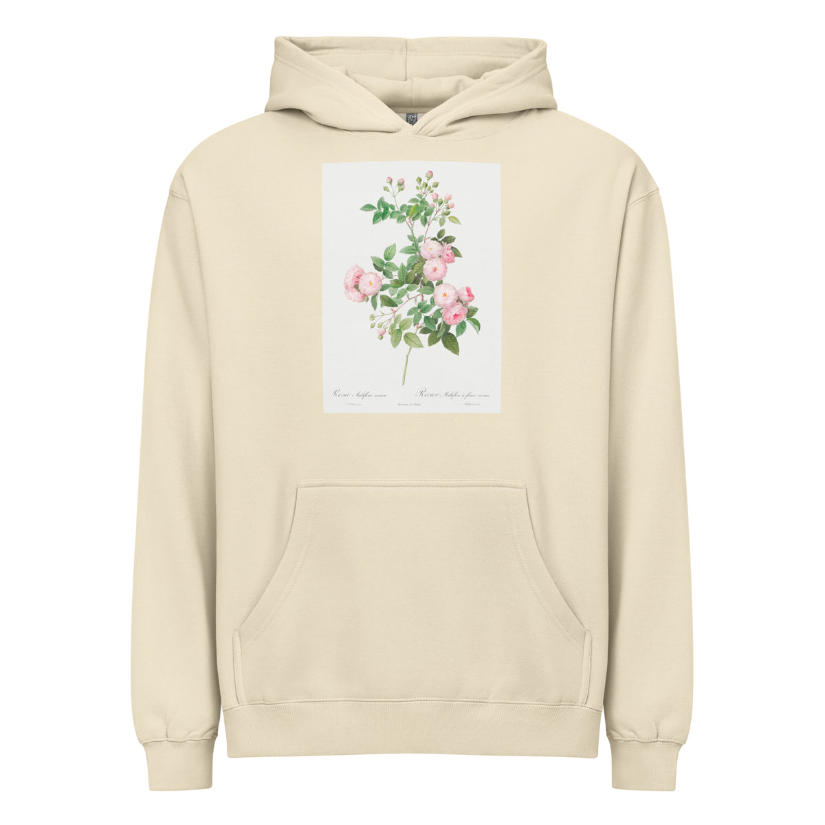 Hoodie Flesh-Pink Multiflora Rosa Multiflora Carnea Signature