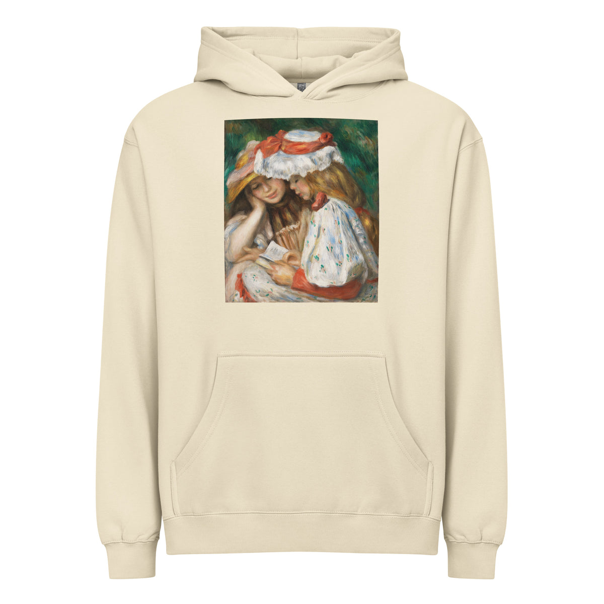 Hoodie Two Girls Reading C 1890 1891 Signature