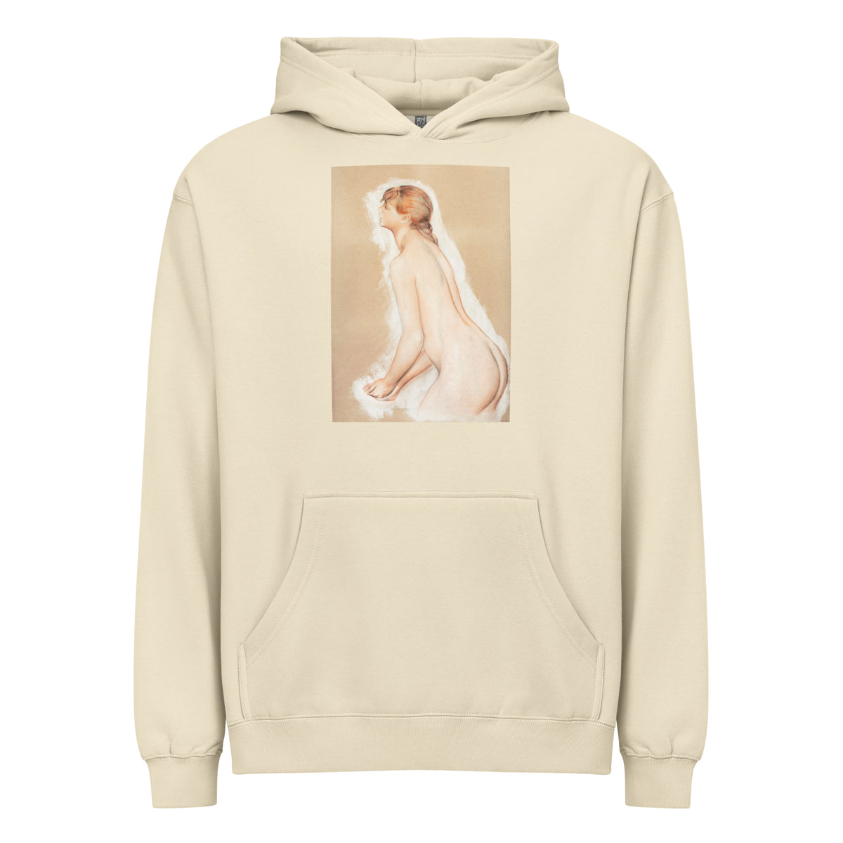 Hoodie Splashing Figure Study For The Large Bathers Signature
