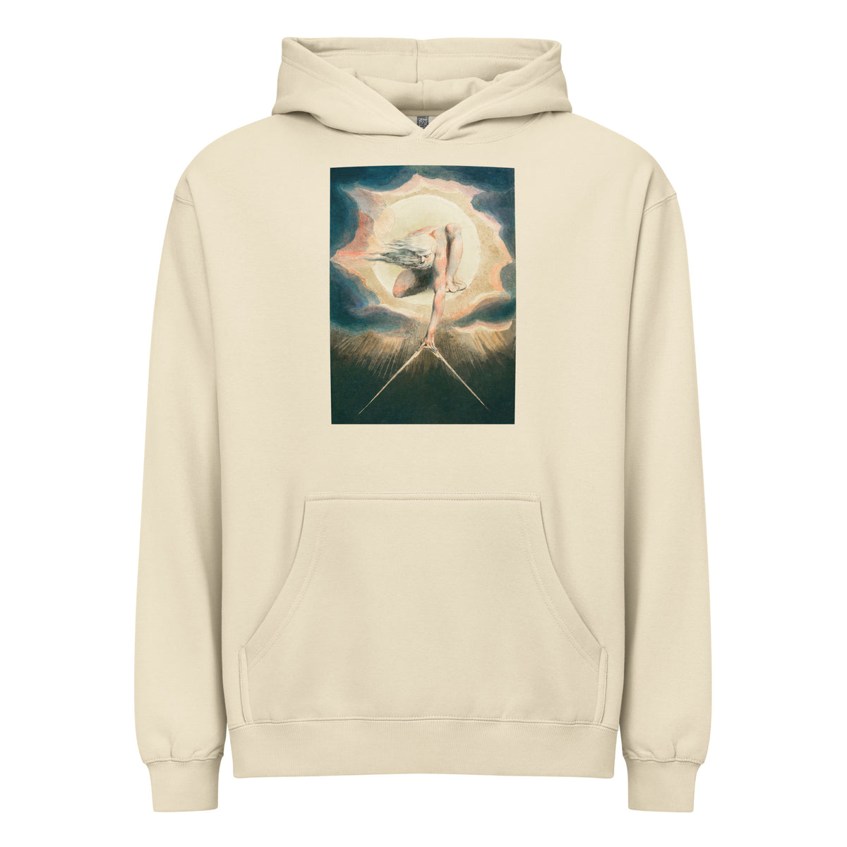 Hoodie Ancient Of Days Setting A Compass To The Earth Illustration - William Blake 1794 Signature