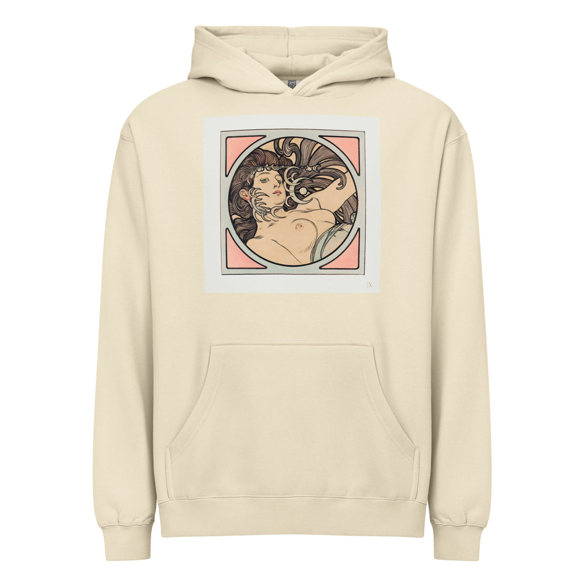 Hoodie Stained Glass Fouquet Mucha II Signature