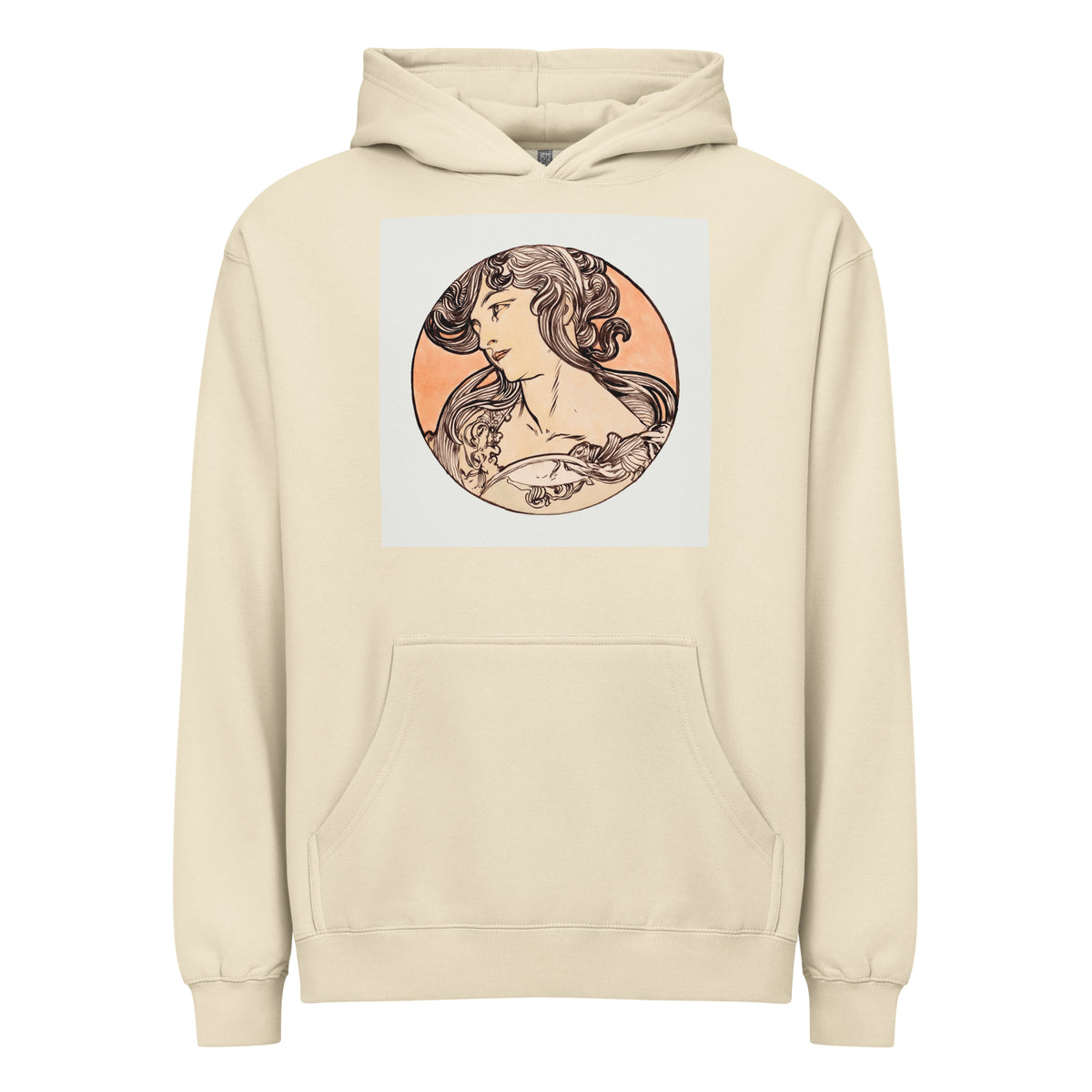 Hoodie Stained Glass Fouquet Mucha IX Signature