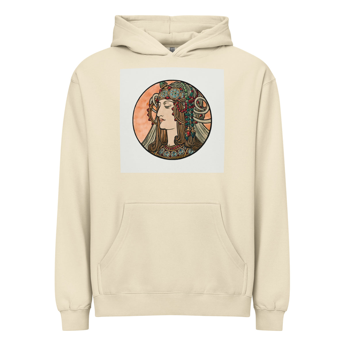 Hoodie Stained Glass Fouquet Mucha VI Signature