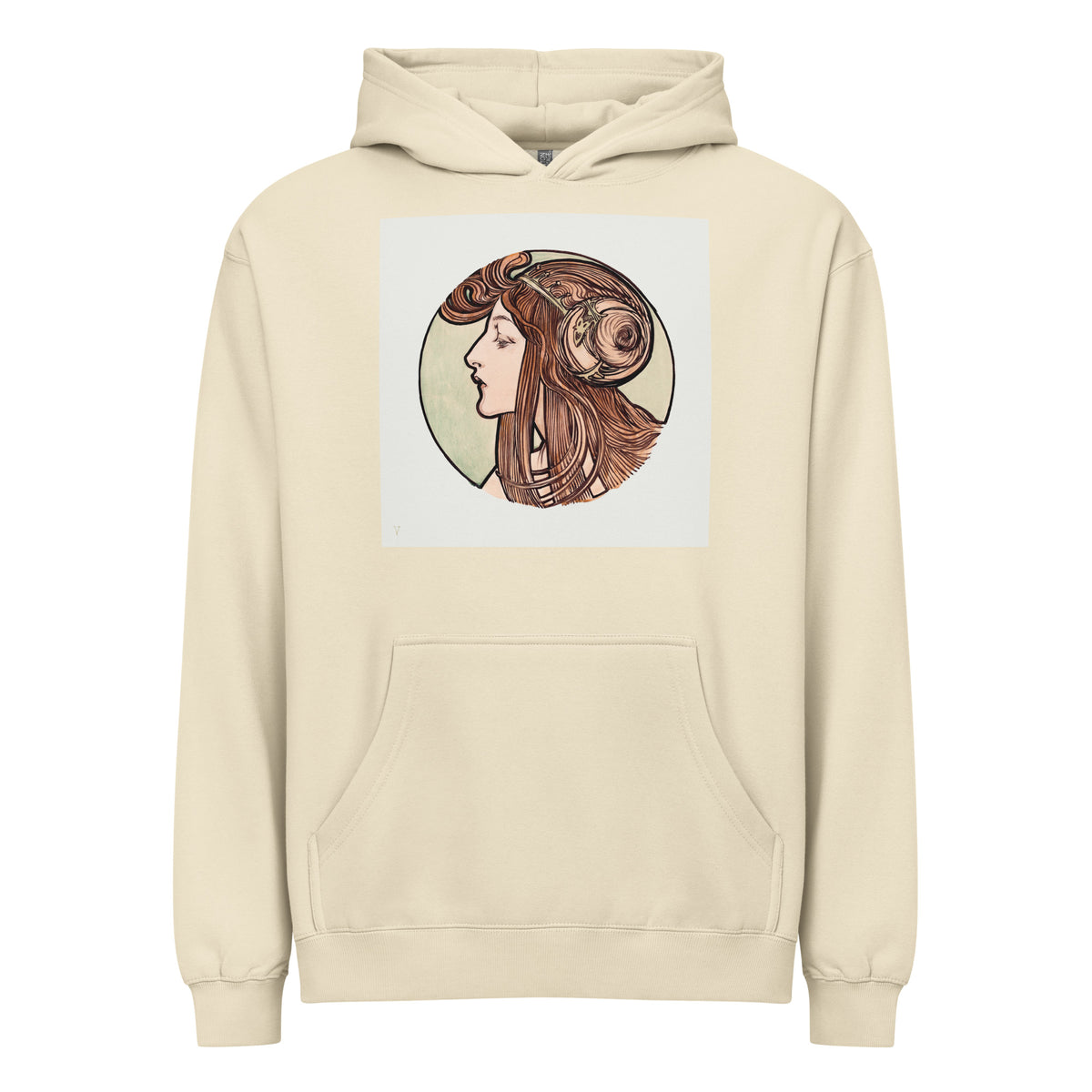 Hoodie Stained Glass Fouquet Mucha VII Signature