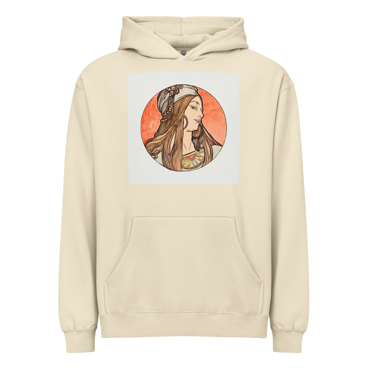 Hoodie Stained Glass Fouquet Mucha VIII Signature