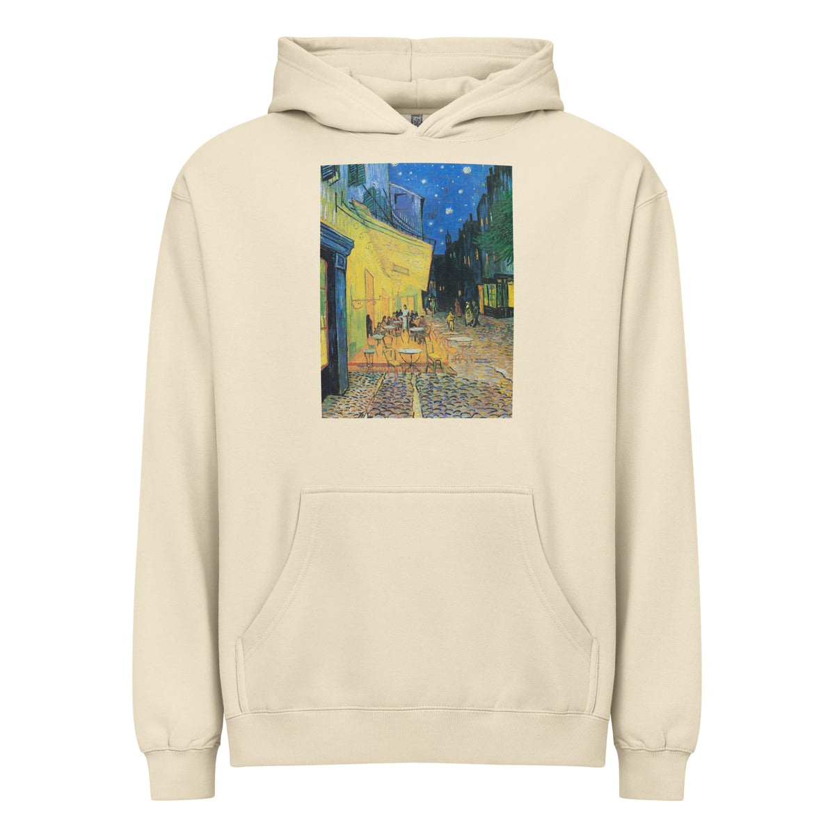 Hoodie Vincent Van Gogh S Cafe Terrace At Night Famous Painting Signature